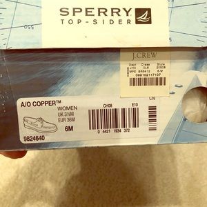 Brand NIB Sperry top-sider shoes for jcrew